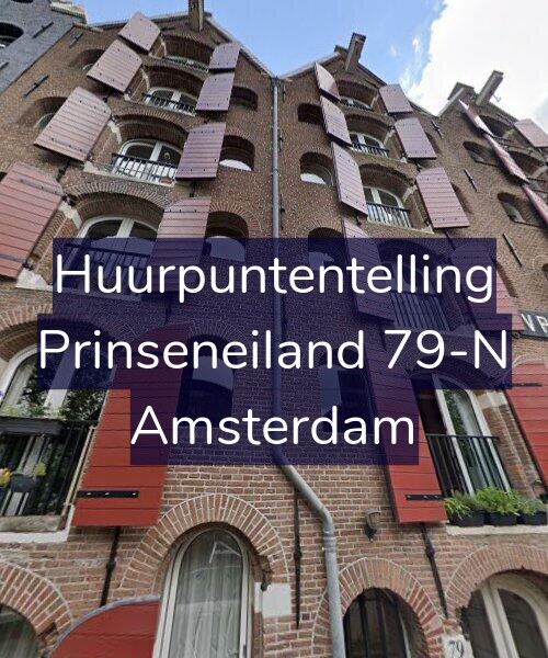 Foto gevel Huurpuntentelling voor Prinseneiland 79-N, Amsterdam