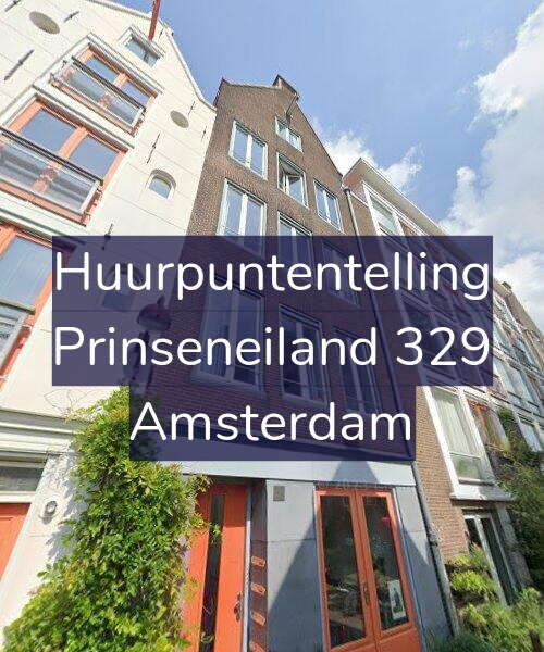Foto gevel Huurpuntentelling voor Prinseneiland 329, Amsterdam