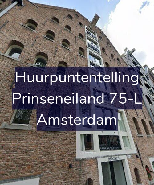 Foto gevel Huurpuntentelling voor Prinseneiland 75-L, Amsterdam