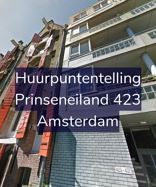 Foto gevel Huurpuntentelling voor Prinseneiland 423, Amsterdam