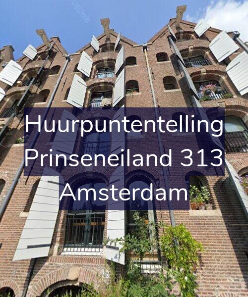 Foto gevel Huurpuntentelling voor Prinseneiland 313, Amsterdam