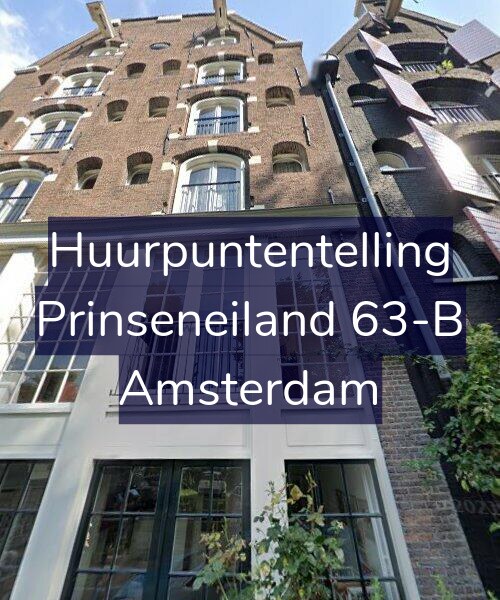 Foto gevel Huurpuntentelling voor Prinseneiland 63-B, Amsterdam