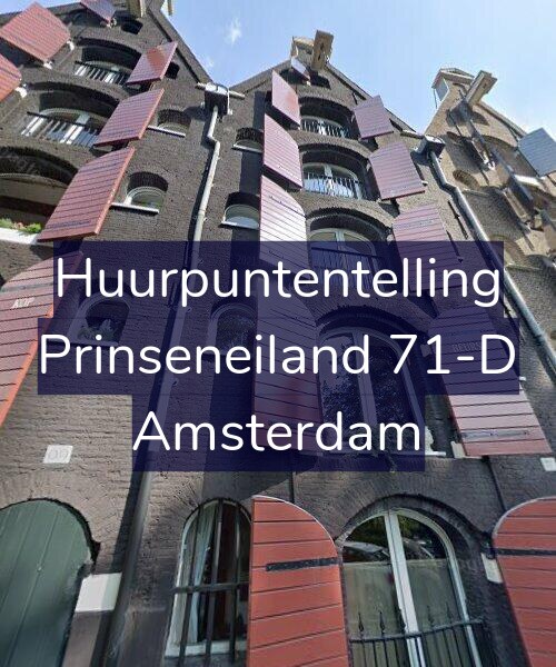 Foto gevel Huurpuntentelling voor Prinseneiland 71-D, Amsterdam