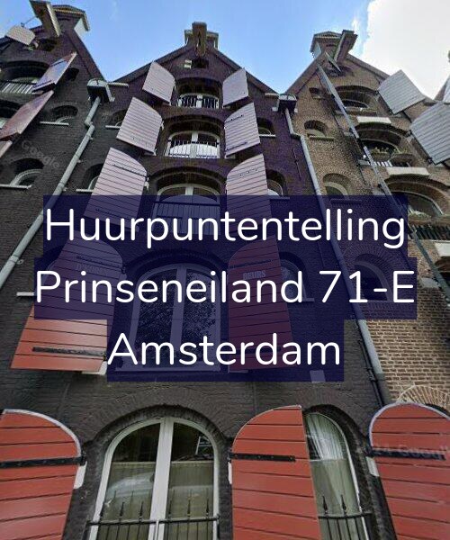 Foto gevel Huurpuntentelling voor Prinseneiland 71-E, Amsterdam