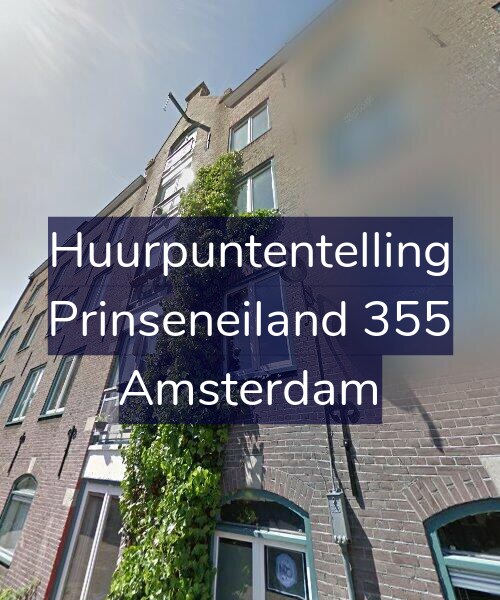 Foto gevel Huurpuntentelling voor Prinseneiland 355, Amsterdam