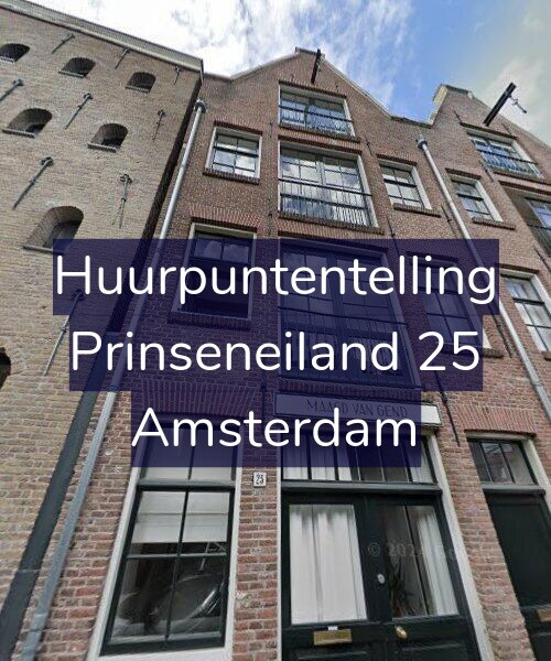 Foto gevel Huurpuntentelling voor Prinseneiland 25, Amsterdam