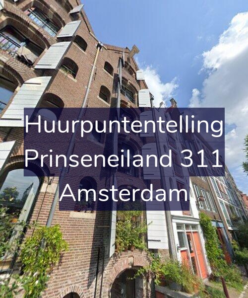 Foto gevel Huurpuntentelling voor Prinseneiland 311, Amsterdam