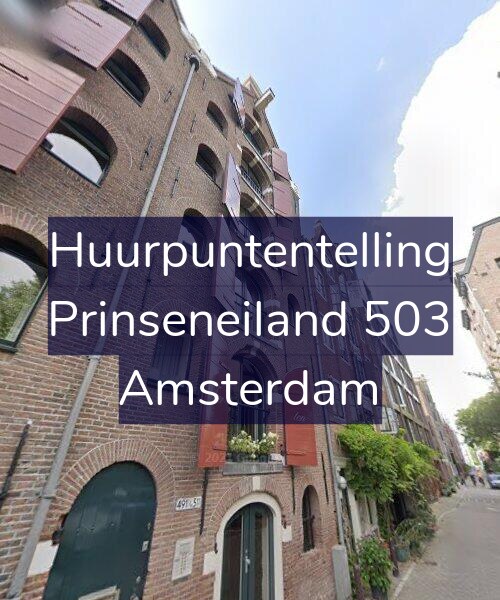 Foto gevel Huurpuntentelling voor Prinseneiland 503, Amsterdam