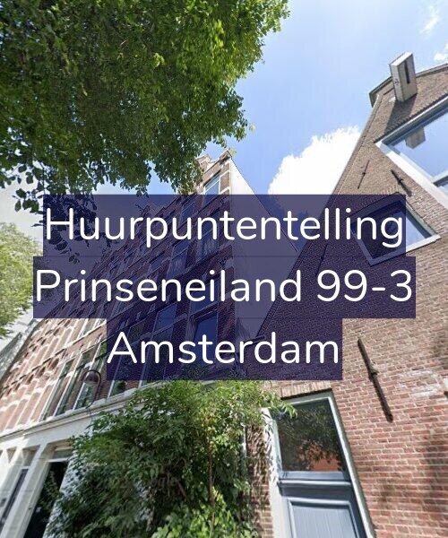 Foto gevel Huurpuntentelling voor Prinseneiland 99-3, Amsterdam