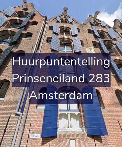 Foto gevel Huurpuntentelling voor Prinseneiland 283, Amsterdam