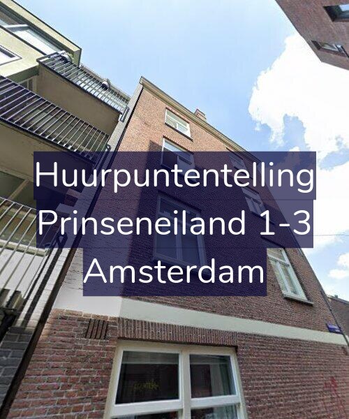 Foto gevel Huurpuntentelling voor Prinseneiland 1-3, Amsterdam