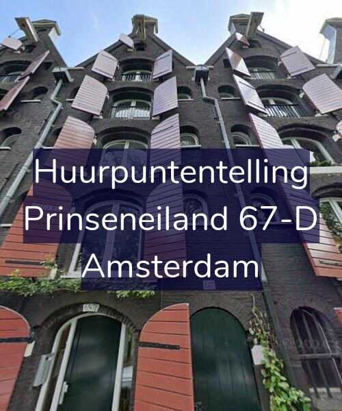 Foto gevel Huurpuntentelling voor Prinseneiland 67-D, Amsterdam