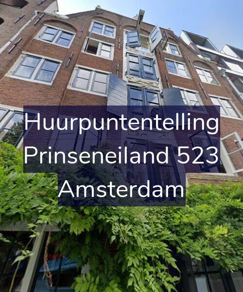 Foto gevel Huurpuntentelling voor Prinseneiland 523, Amsterdam