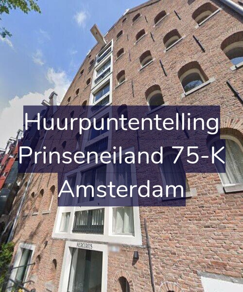 Foto gevel Huurpuntentelling voor Prinseneiland 75-K, Amsterdam