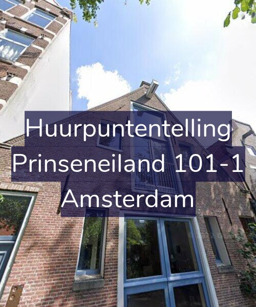 Foto gevel Huurpuntentelling voor Prinseneiland 101-1, Amsterdam