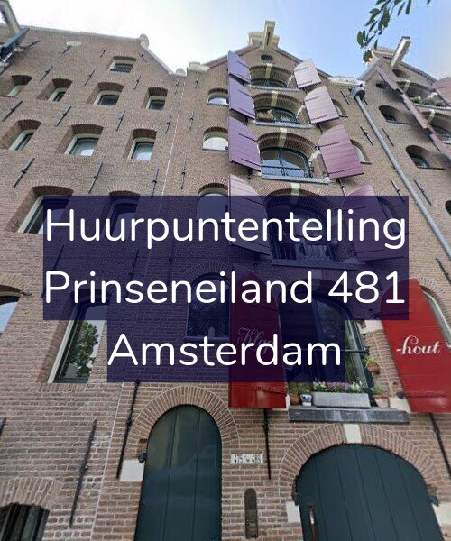 Foto gevel Huurpuntentelling voor Prinseneiland 481, Amsterdam