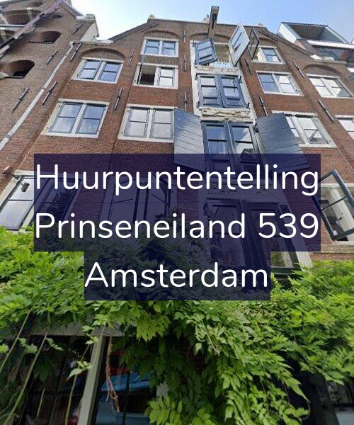 Foto gevel Huurpuntentelling voor Prinseneiland 539, Amsterdam