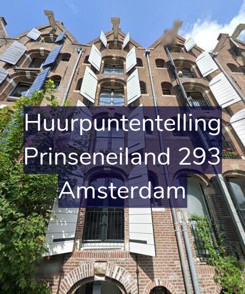 Foto gevel Huurpuntentelling voor Prinseneiland 293, Amsterdam