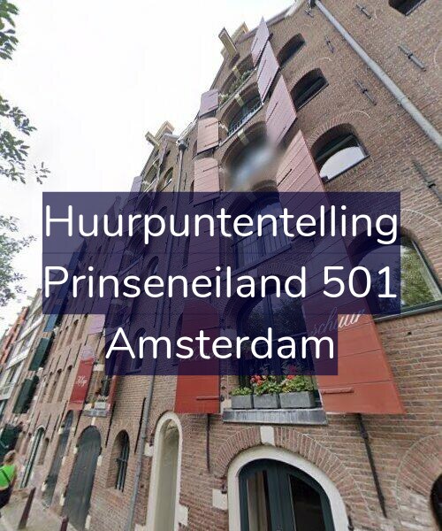 Foto gevel Huurpuntentelling voor Prinseneiland 501, Amsterdam