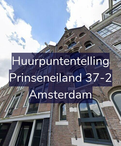 Foto gevel Huurpuntentelling voor Prinseneiland 37-2, Amsterdam