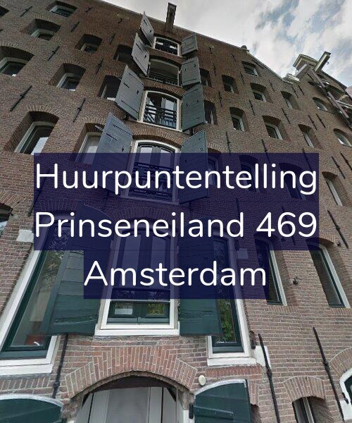 Foto gevel Huurpuntentelling voor Prinseneiland 469, Amsterdam