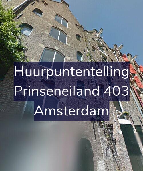 Foto gevel Huurpuntentelling voor Prinseneiland 403, Amsterdam