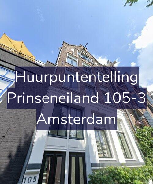 Foto gevel Huurpuntentelling voor Prinseneiland 105-3, Amsterdam