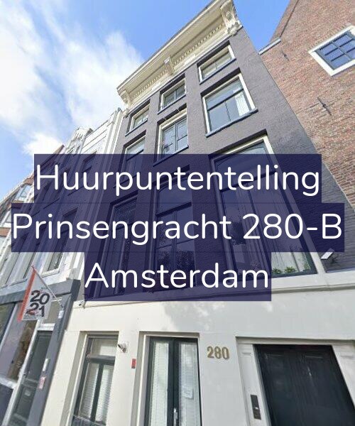 Foto gevel Huurpuntentelling voor Prinsengracht 280-B, Amsterdam