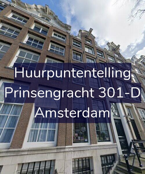 Foto gevel Huurpuntentelling voor Prinsengracht 301-D, Amsterdam