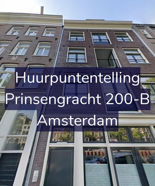 Foto gevel Huurpuntentelling voor Prinsengracht 200-B, Amsterdam