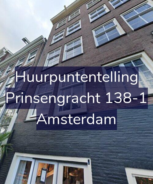 Foto gevel Huurpuntentelling voor Prinsengracht 138-1, Amsterdam