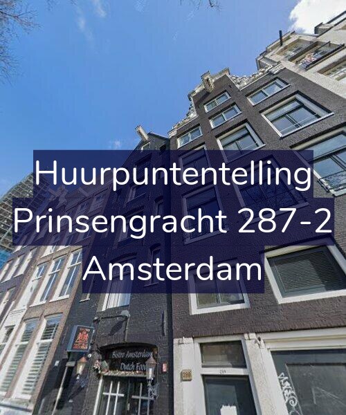 Foto gevel Huurpuntentelling voor Prinsengracht 287-2, Amsterdam