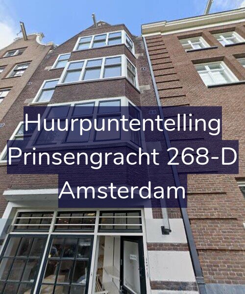 Foto gevel Huurpuntentelling voor Prinsengracht 268-D, Amsterdam