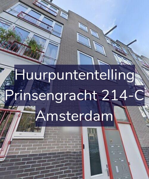 Foto gevel Huurpuntentelling voor Prinsengracht 214-C, Amsterdam