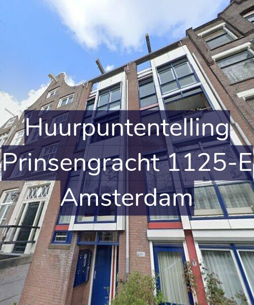 Foto gevel Huurpuntentelling voor Prinsengracht 1125-E, Amsterdam