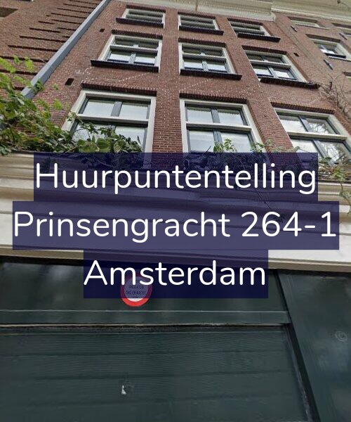 Foto gevel Huurpuntentelling voor Prinsengracht 264-1, Amsterdam