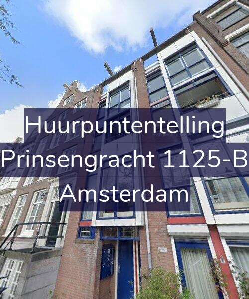 Foto gevel Huurpuntentelling voor Prinsengracht 1125-B, Amsterdam