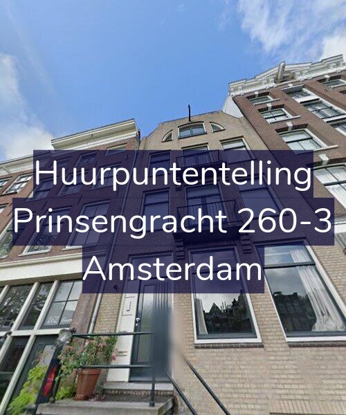 Foto gevel Huurpuntentelling voor Prinsengracht 260-3, Amsterdam