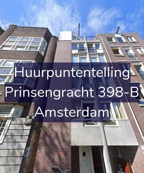 Foto gevel Huurpuntentelling voor Prinsengracht 398-B, Amsterdam