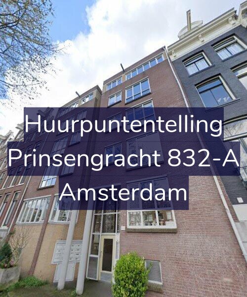 Foto gevel Huurpuntentelling voor Prinsengracht 832-A, Amsterdam