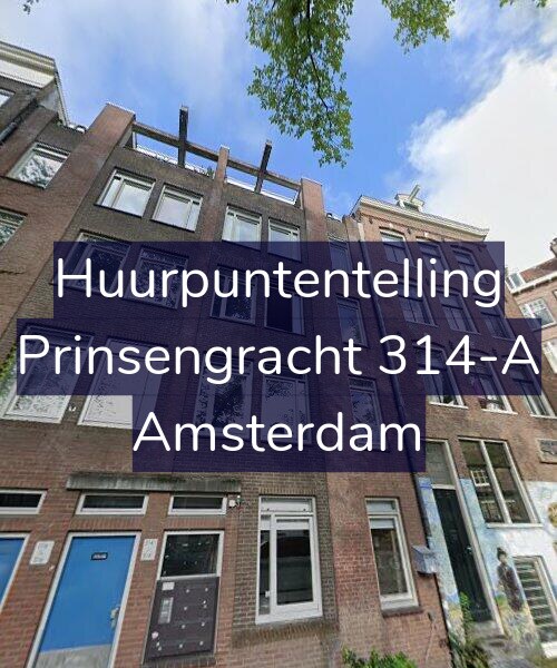 Foto gevel Huurpuntentelling voor Prinsengracht 314-A, Amsterdam