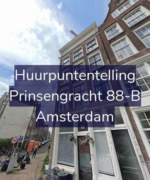 Foto gevel Huurpuntentelling voor Prinsengracht 88-B, Amsterdam