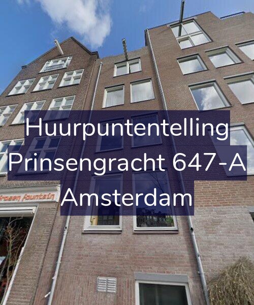 Foto gevel Huurpuntentelling voor Prinsengracht 647-A, Amsterdam