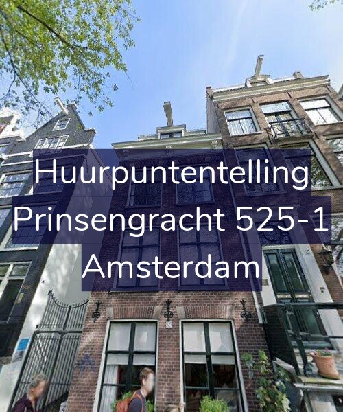 Foto gevel Huurpuntentelling voor Prinsengracht 525-1, Amsterdam