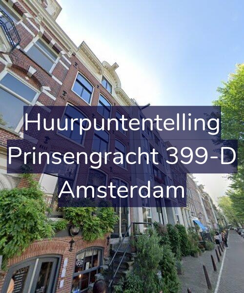 Foto gevel Huurpuntentelling voor Prinsengracht 399-D, Amsterdam