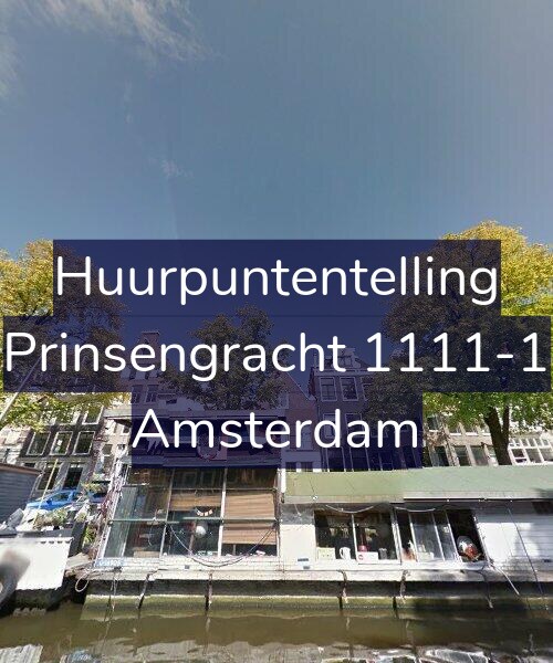 Foto gevel Huurpuntentelling voor Prinsengracht 1111-1, Amsterdam