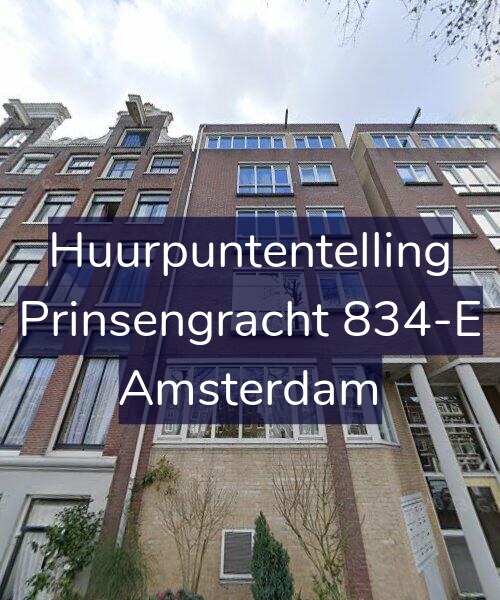 Foto gevel Huurpuntentelling voor Prinsengracht 834-E, Amsterdam