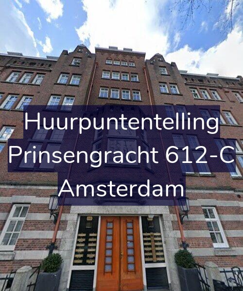 Foto gevel Huurpuntentelling voor Prinsengracht 612-C, Amsterdam