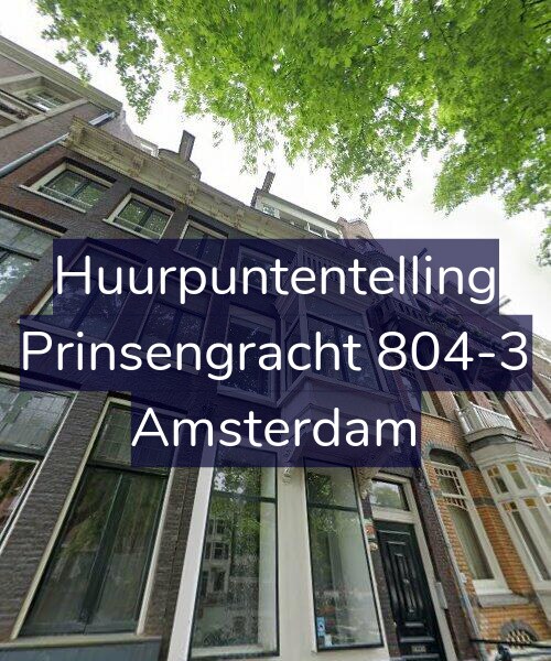 Foto gevel Huurpuntentelling voor Prinsengracht 804-3, Amsterdam