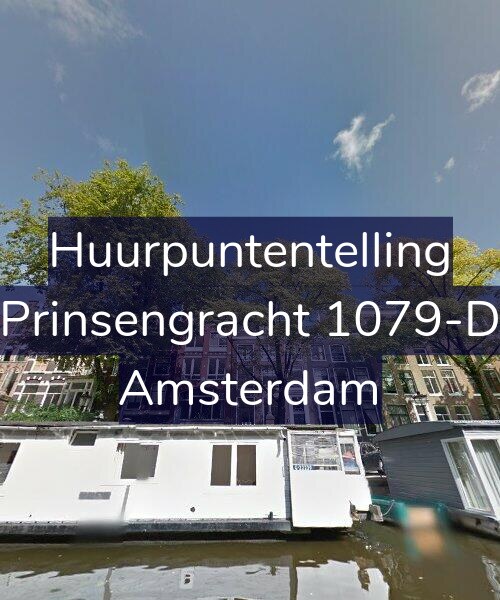 Foto gevel Huurpuntentelling voor Prinsengracht 1079-D, Amsterdam